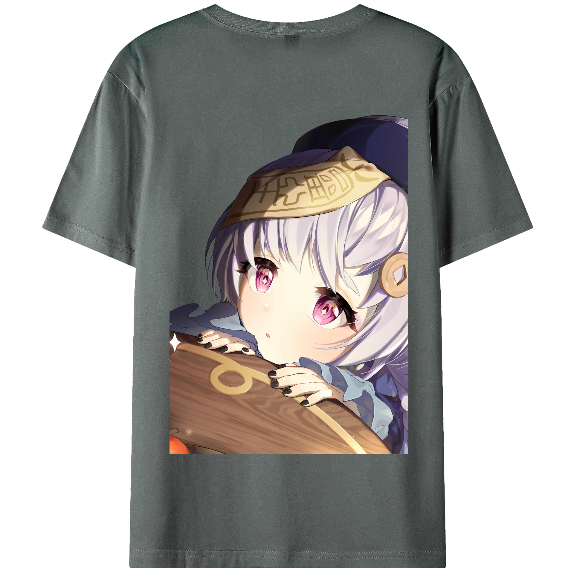 げんし神 七七 なな  genshin Nana 綿100％半袖Tシャツ（背面プリント）